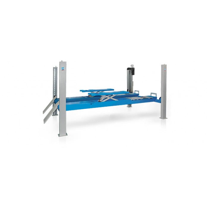 Подъемник 4-х стоечный (грузоподъёмность 5000кг, длина 5700мм, электрогидравлический, с задними сдвижными платформами) RAV4502E RAVAGLIOLI