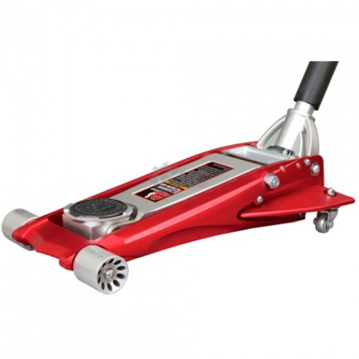 Домкрат подкатной алюминиевый 2,0т низкопрофильный с двойной помпой 90-440мм T820010L TORIN