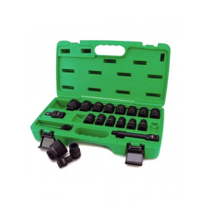 Набор головок ударных 1/2 10-32мм 27ед. Toptul GCAI2701