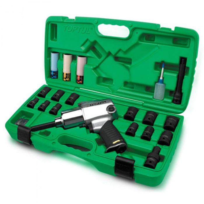Набор пневмоинструмента 1/2 27ед. (KAAB1660) Toptul GDAI2704