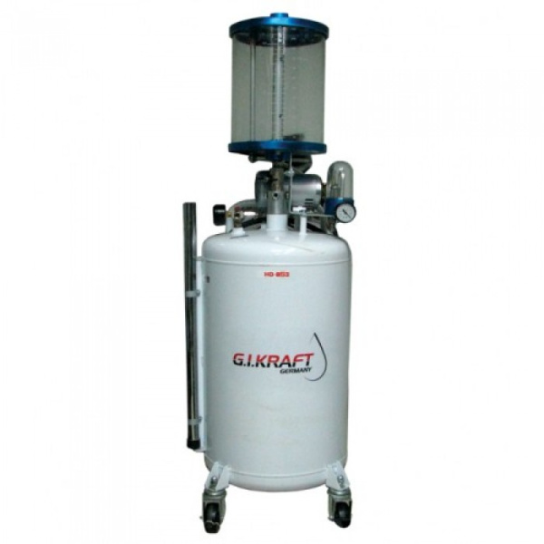 Установка для откачки масла с пневмонасосом и мерной колбой (80л.) G.I. KRAFT HD-853