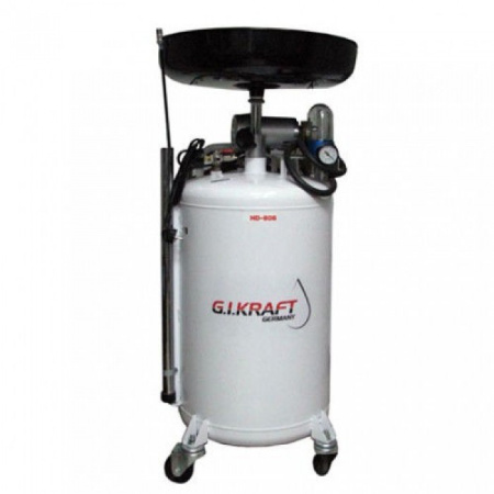 Установка для слива и откачки масла вакуумного типа (80л.) G.I. KRAFT HD-808