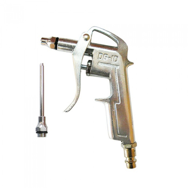 Пистолет продувочный 15мм с дополнительным наконечником 80мм AIRKRAFT  DG-10-1+3