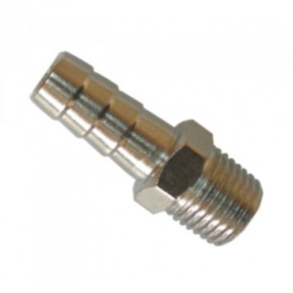 Переходник с наружной резьбой 1/4 на шланг 6мм  AIRKRAFT SMH04/04 SMH04/04