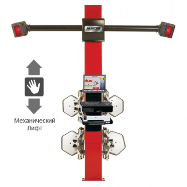 Стенд для регулировки развала-схождения, технология 3-D, 2-х камерный с механическим лифтом, ПО ProA HUNTER PA120E+HS200ML1E