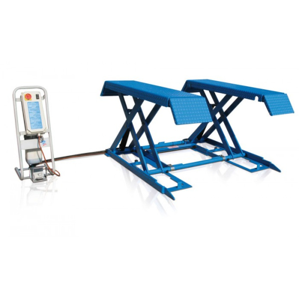 Подъемник ножничный (электрогидравлический, низкопрофильный, грузоподъёмность 3200кг, длина подхватов 1420мм) RAV1450N RAVAGLIOLI