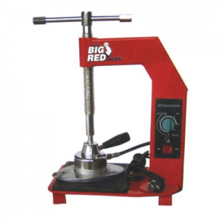 Вулканизатор с винтовым прижимом, температурный контроллер, настольный, 1 нагревательная пластина TORIN TRAD001