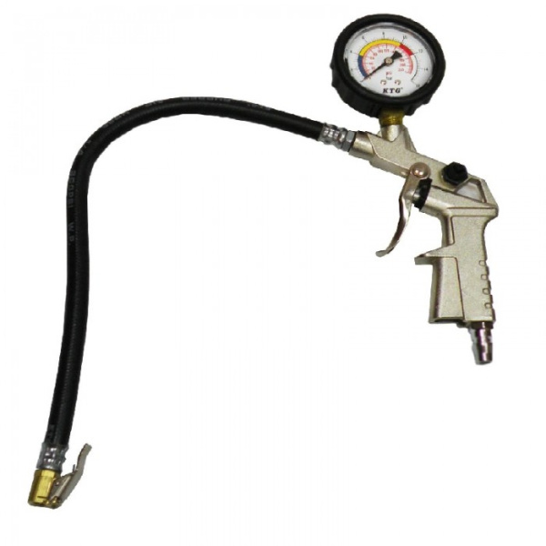 Пистолет для подкачки колес с манометром HESHITOOLS HS-B1026
