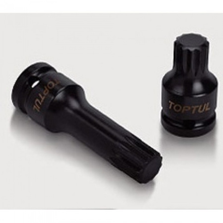 Головка ударная SPLINE М16 L77mm 1/2 Toptul KADB1616L