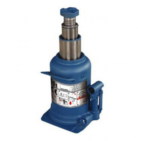 Домкрат бутылочный профессиональный двухштоковый 10т 210-520 мм TH810001 TORIN