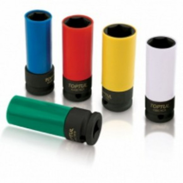 Головка ударная длинная 1/2 для шиномонтажа 19мм (анти-скольз) Toptul KABH1619