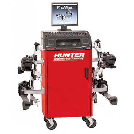 Стенд для регулировки развала-схождения, технология CCD, беспроводные инфракрасные датчики, ПО ProAl HUNTER PA130E+DSP706