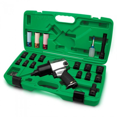 Набор пневмоинструмента 1/2 27ед. (KAAA1640) Toptul GDAI2701