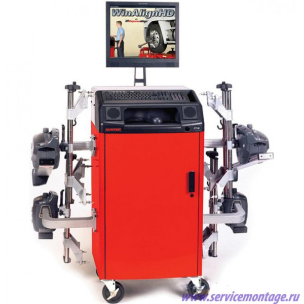 Стенд для регулировки развала-схождения грузовых автомобилей и автобусов, технология CCD ПО WinAlign HUNTER WA310E+DSP506TXF