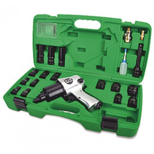 Набор пневмоинструмента 1/2 20ед. (KAAA1650B) Toptul GDAI2001E
